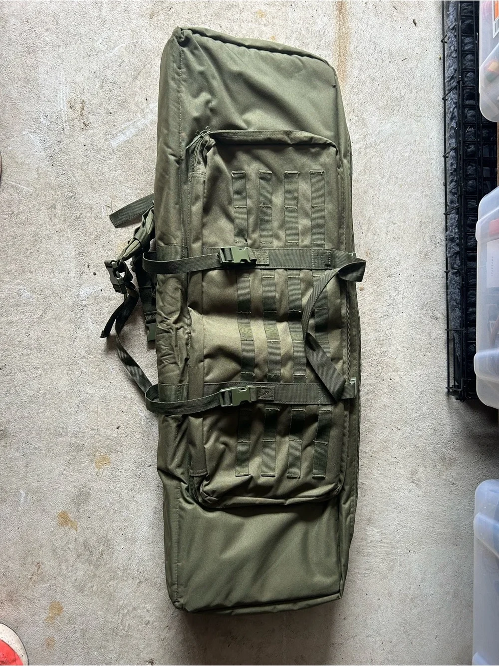 Olive Green Tactical Rifle Bag - Men Bags